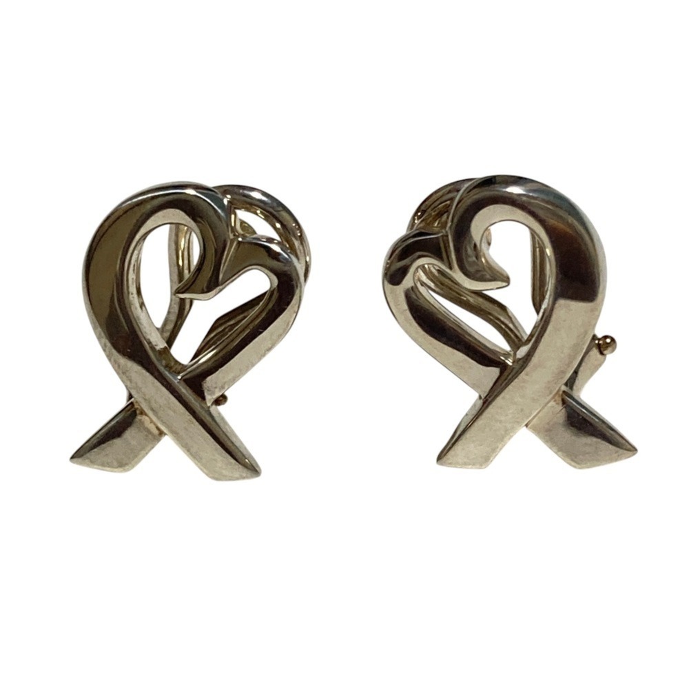 TIFFANY&Co. Tiffany & Co. Paloma Picasso Loving Heart Earrings, 925 Sterling ...
